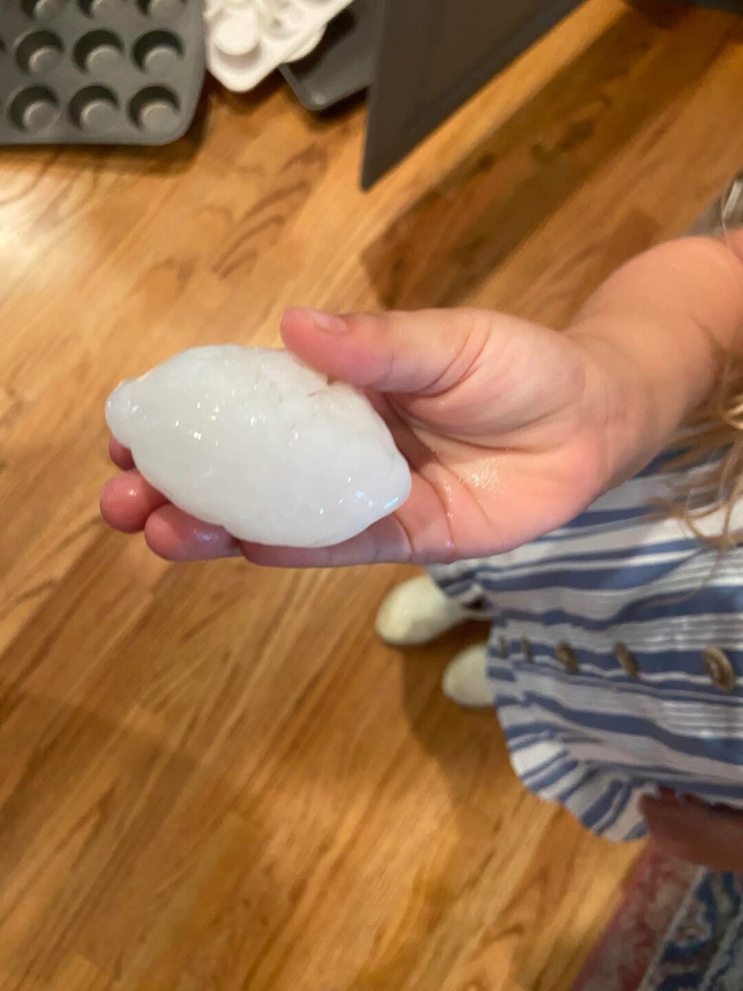 Lewistown Hail Photo