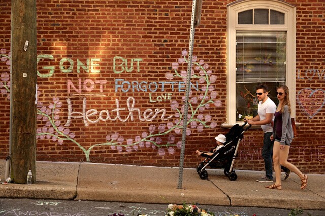 Memorial for Heather Heyer and victims of Charlottesville