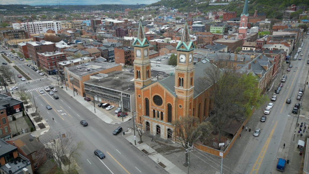 St. Francis Seraph Church on Liberty and Vine streets in Over-the-Rhine