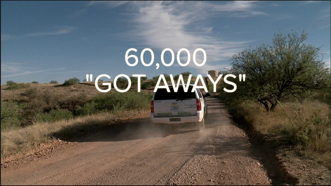 An estimated 60,000 "got aways" so far this fiscal year in the Tucson Sector