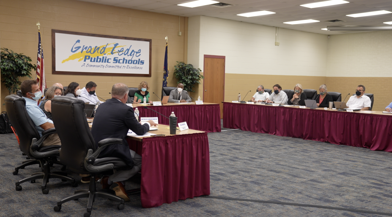 Grand Ledge School board meeting