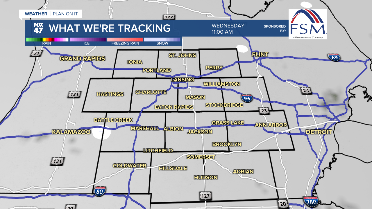 A few flurries remain possible Wednesday morning with no major impacts to the morning commute expected
