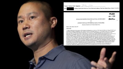 Tony Hsieh will is fake, experts say