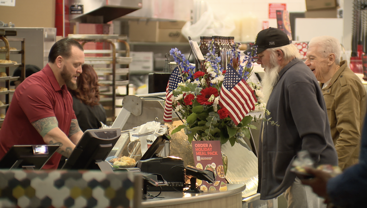 Hy-Vee hosts annual Veterans Day breakfast, feeding veterans and active-duty military members for free