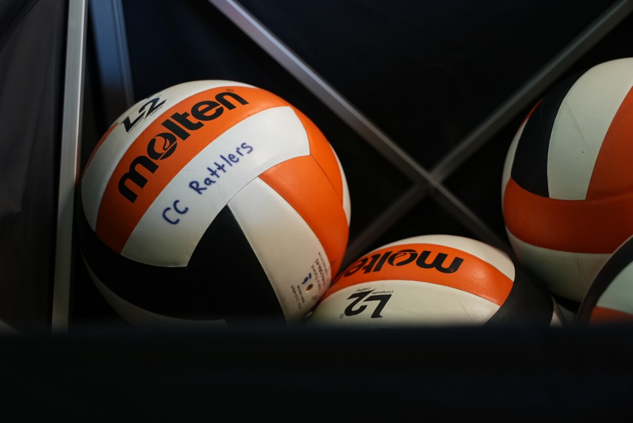 CC Rattlers' volleyballs