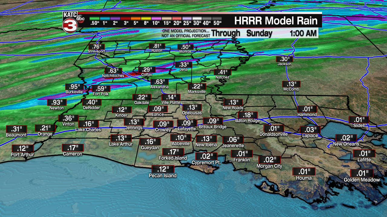 Extended HRRR Accumulation Acadiana.png