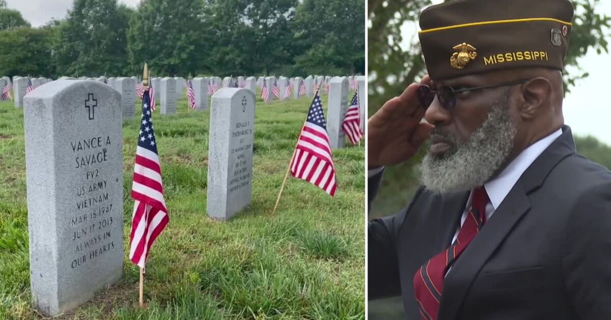Memorial Day Ceremony held at state veterans cemetery in Suffolk