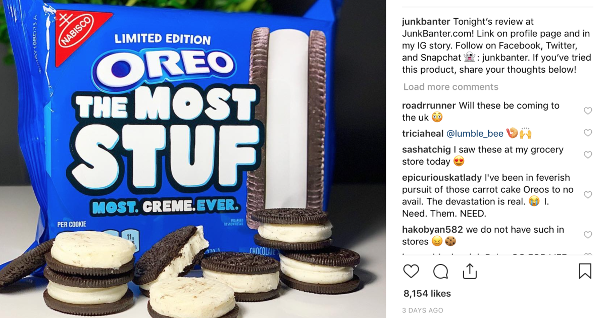 Oreo Just Released Its Most Stuffed Cookie And It S The Stuf Of Dreams