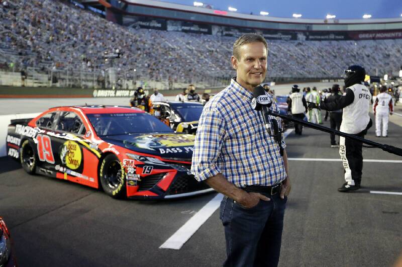 Gov Bill Lee at BMS All Star Race AP Photo.jpg