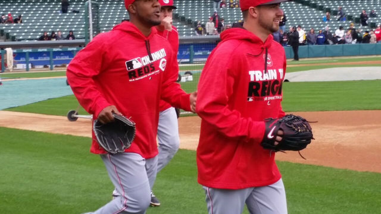 PICS: Reds and Pirates game at Victory Field