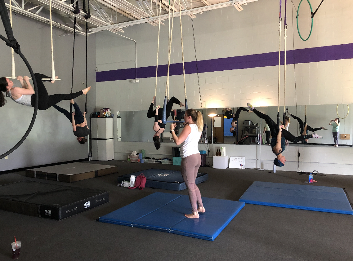 Adult Buffalo Aerial Dance
