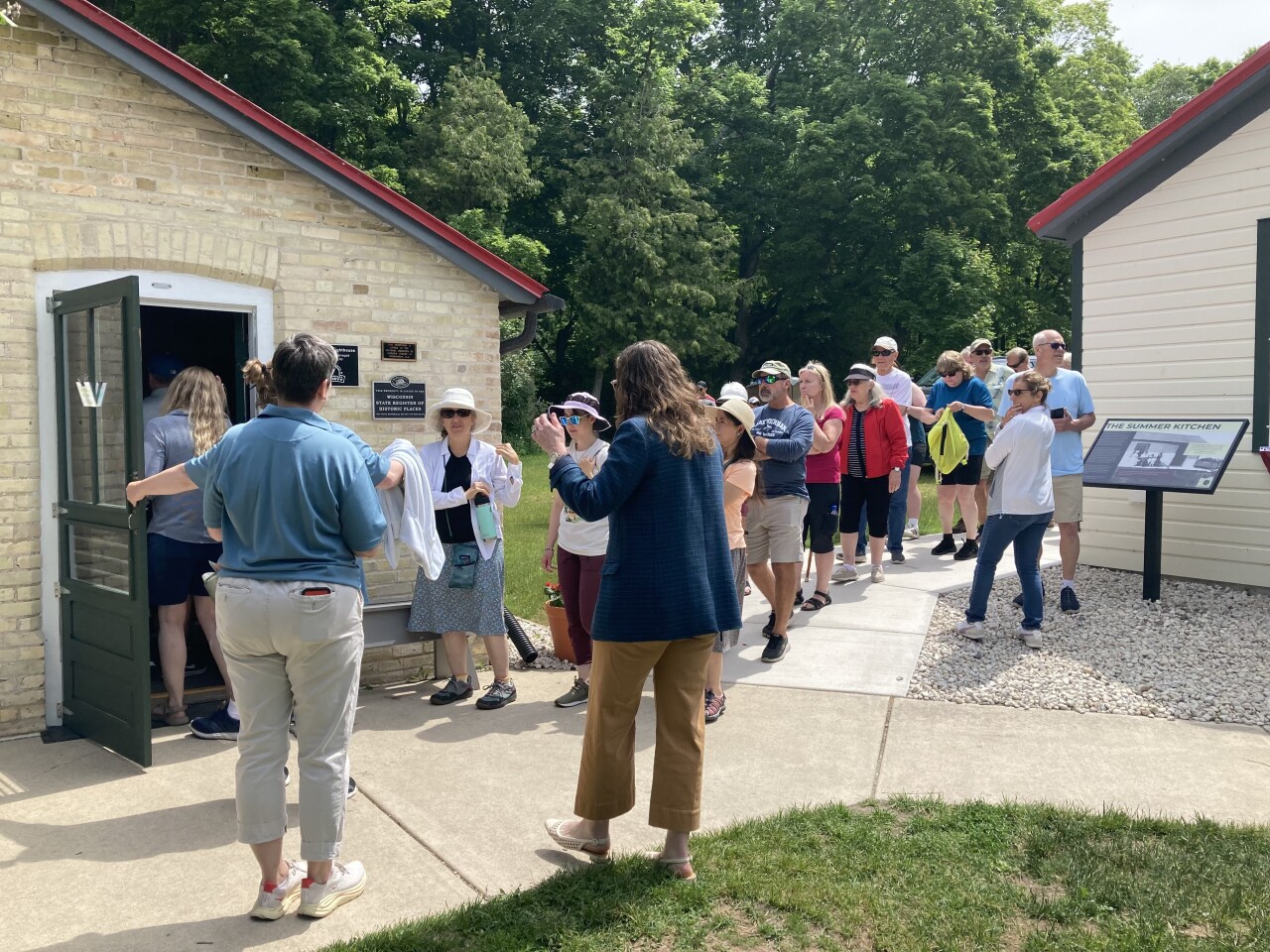 Door Co celebrates the grand opening of the Eagle Bluff Light Station after extensive renovations