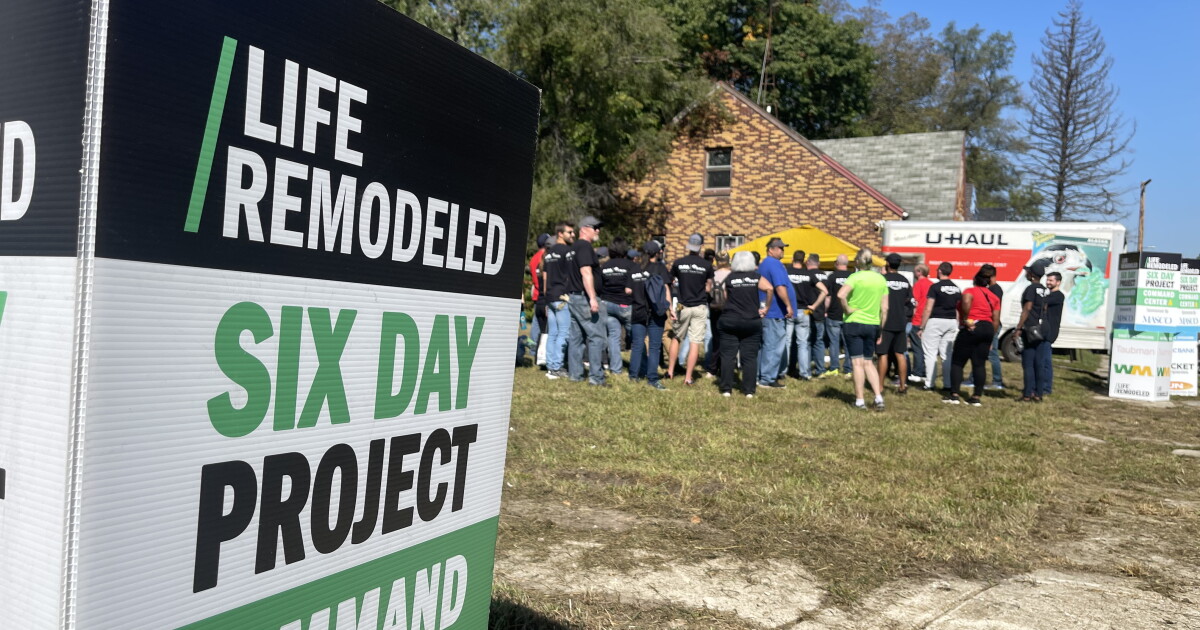 Life Remodeled launches new 6- day effort to clean up Detroit neighborhood - Vimarsana News