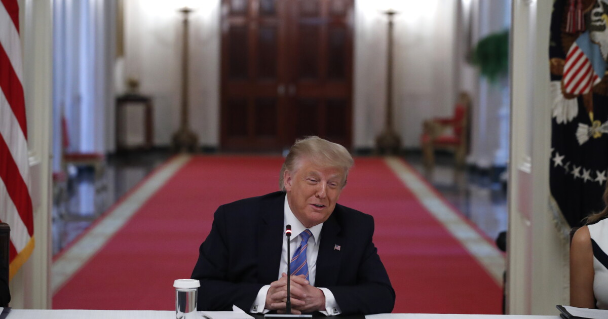 President Trump says he will pressure govs to open schools