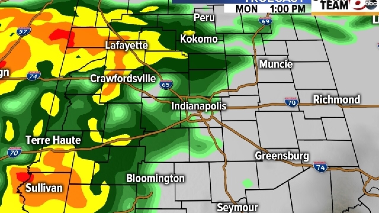 When to expect rain in your area