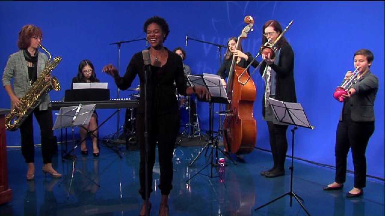 Enjoy two performances by the talented all-female jazz band, Shannon Gunn & The Bullettes