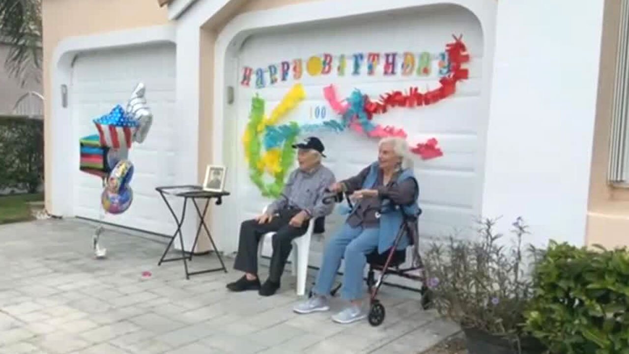 Al Kaiserman, parade held for World War II veteran in Palm Beach Gardens