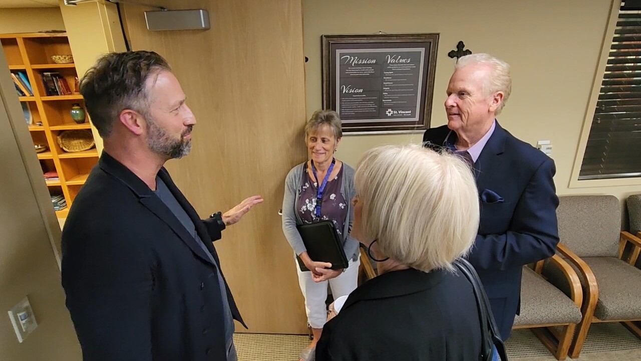 Byers family with doctor