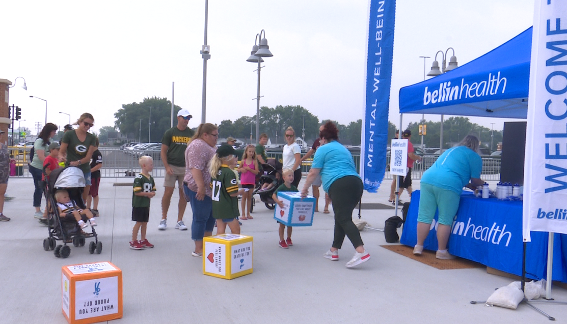 Bellin Blitz: Green Bay Packers and Bellin Health celebrate return of football