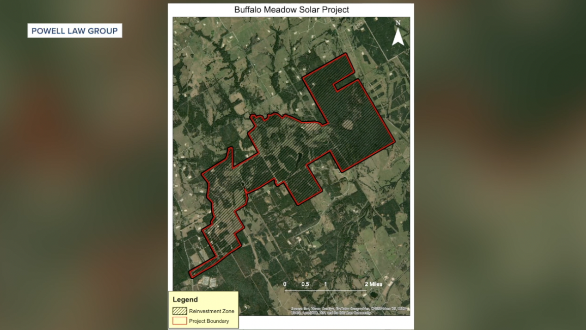 Robertson County residents protest proposed 200-megawatt Buffalo Meadow Energy Center solar project