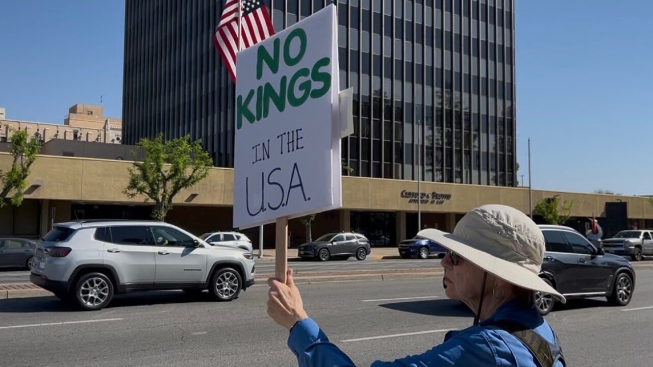 'No Kings Day' protest in Bakersfield