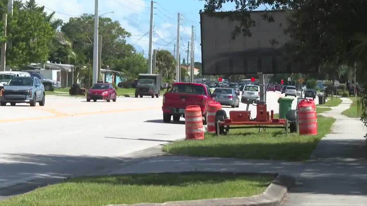 St. Lucie County plans to remove the shared left-turn center lane between Airoso Boulevard and U.S. 1 and replace it with a raised median. 