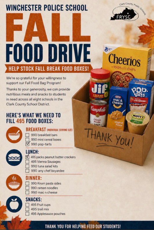 Winchester fall food drive