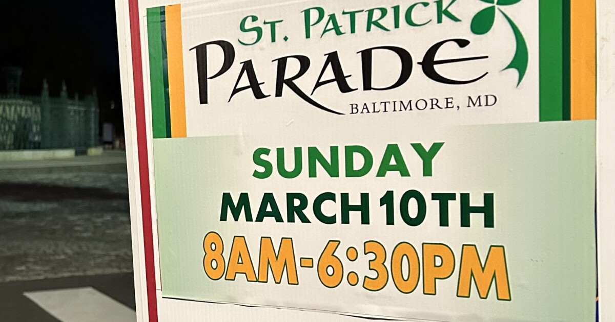 Baltimore’s St. Patrick’s Day Parade returns this Sunday Baltimore’s St. Patrick’s Day Parade returns this Sunday