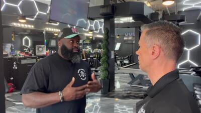 Meteorologist Greg Dee stops by barbershop ahead of 'Teen Takeover' event