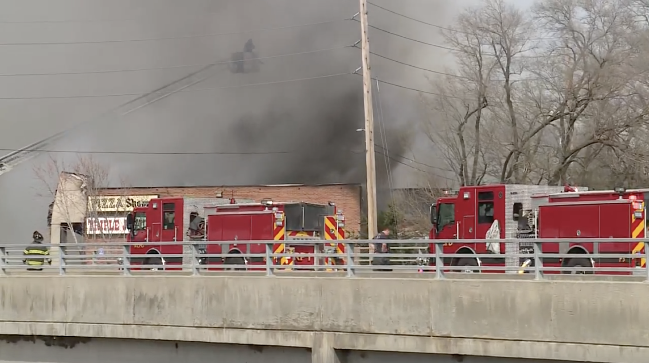 Firefighters from several departments fought huge fire at Smithville ...