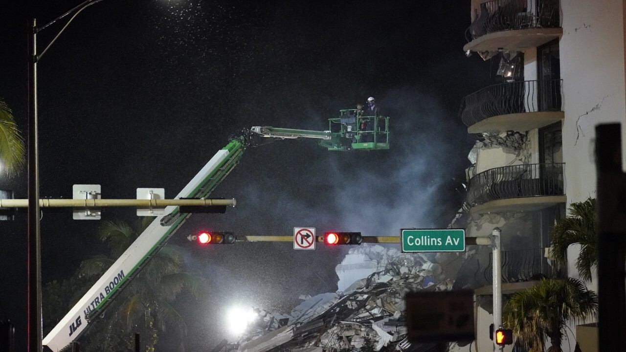 12-story beachfront condo building collapsed, June 24, 2021, in Surfside, Fla.