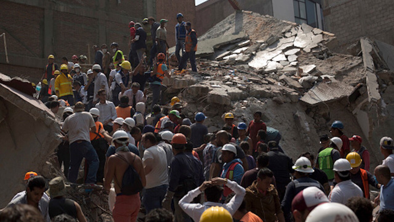 Death toll from Mexico earthquake well over 100