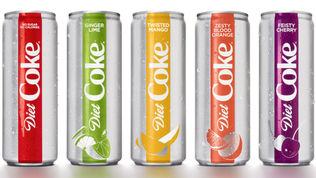 Diet Coke gets a new can design and four new flavors