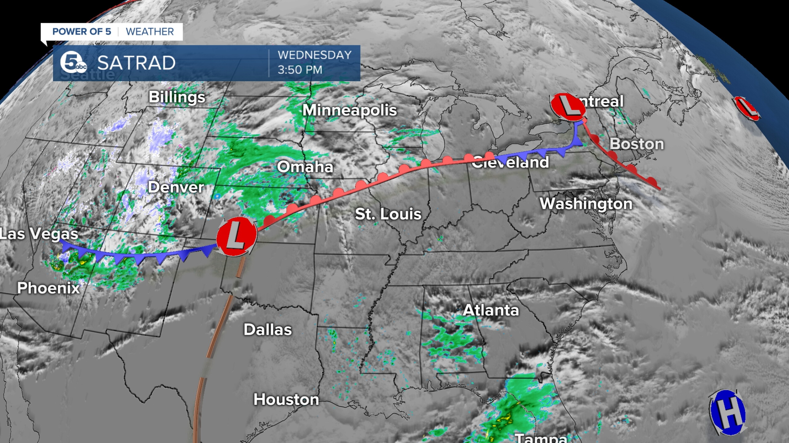 Rain returns Thursday with a chance of strong or severe storms