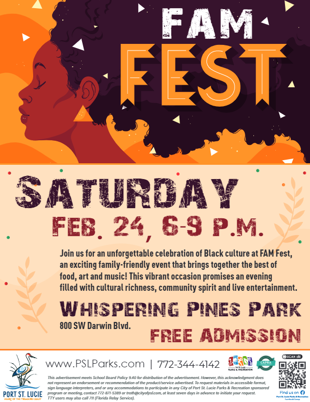 FAM Fest Whispering Pines Park Black History Month 02242024
