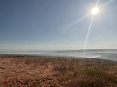 On Thursday, smoke was impacting Blacks Creek road, 