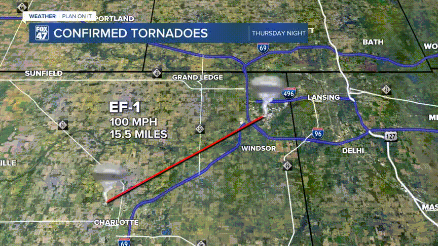 Confirmed tornadoes in our neighborhoods as of 05/19/25