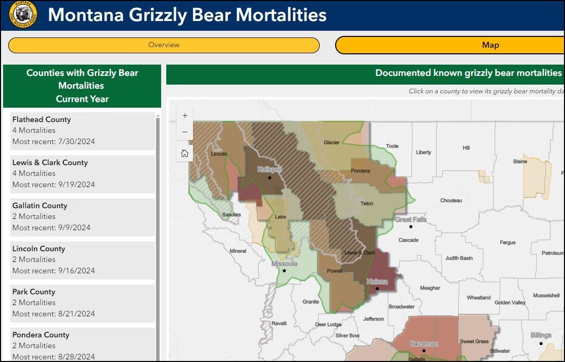 Grizzly Bear Mortality Dashboard