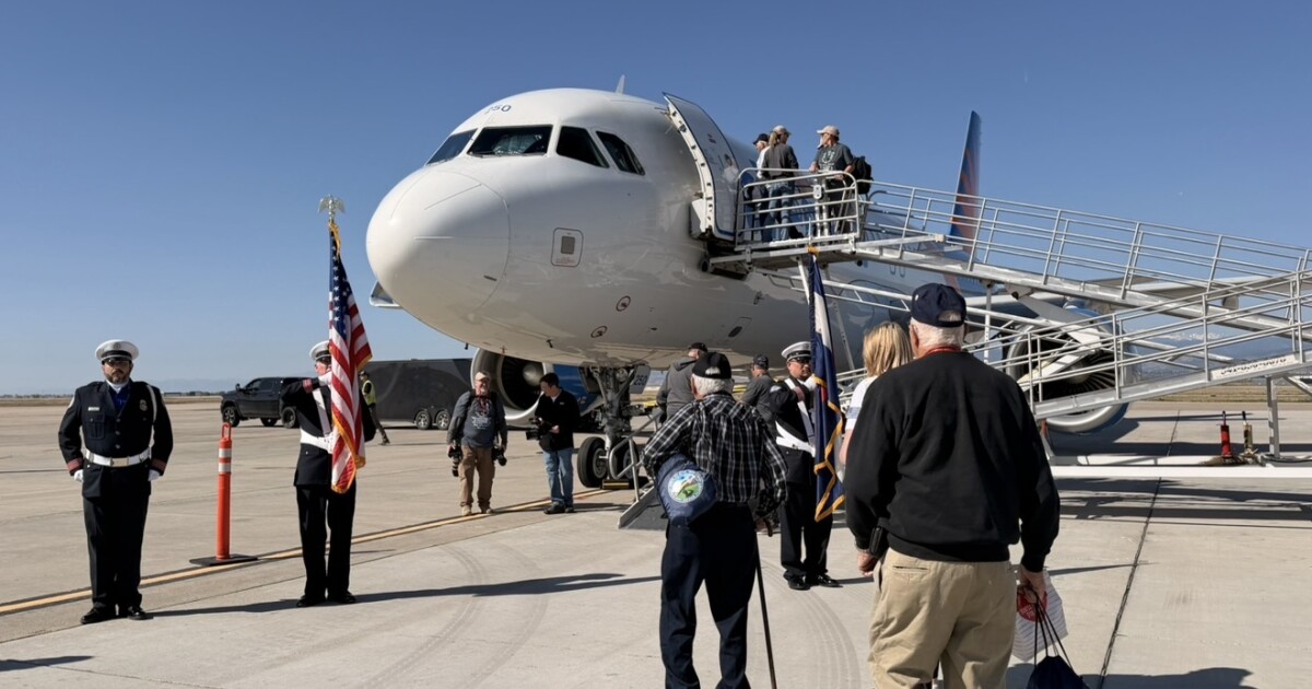 Northern Colorado honor flight sends over 100 veterans to nation's capital for recognition