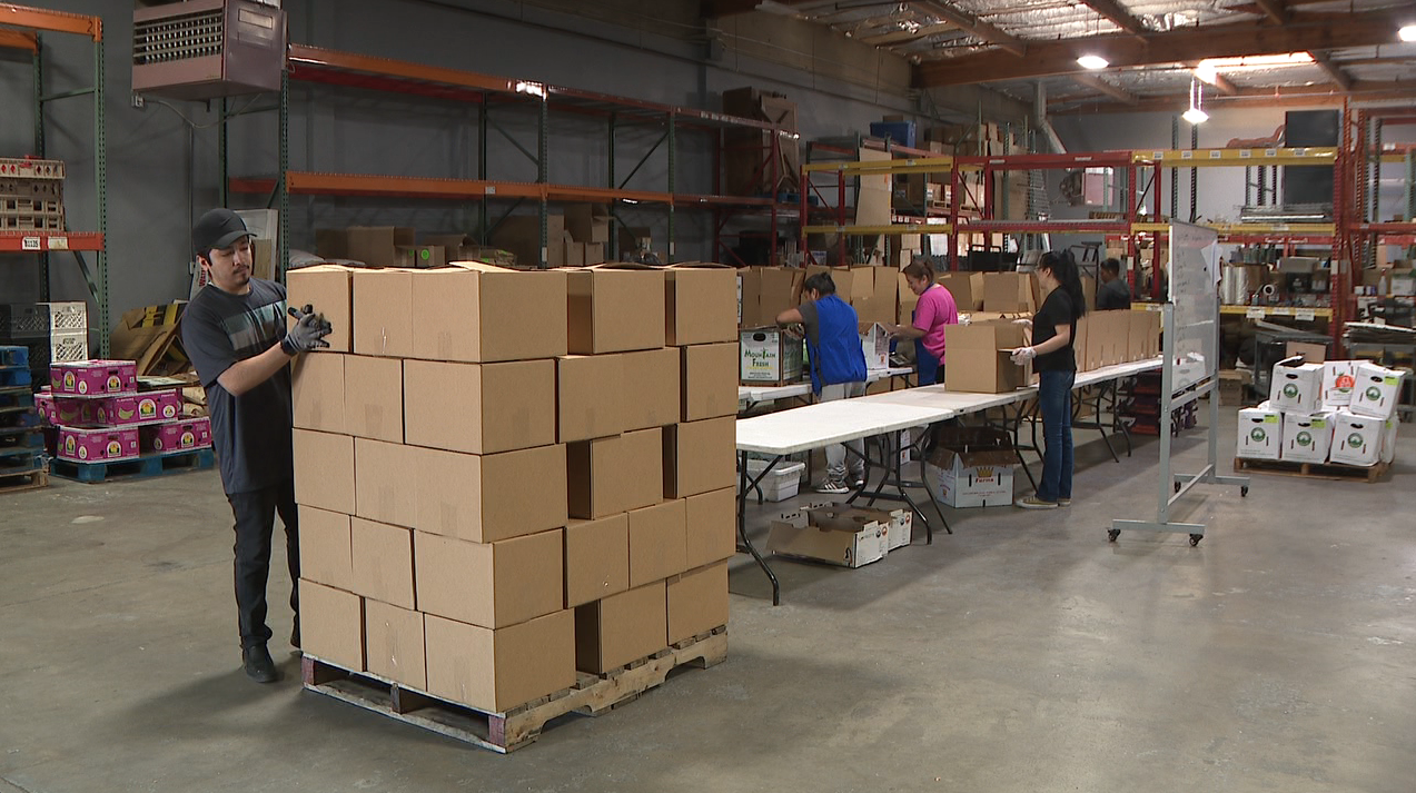 East Denver Food Hub boxes