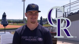 Fond du Lac native Ethan Cole drafted by the Colorado Rockies
