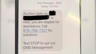 text scam