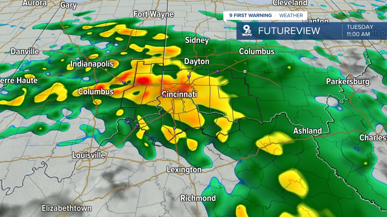 Soaking showers return today