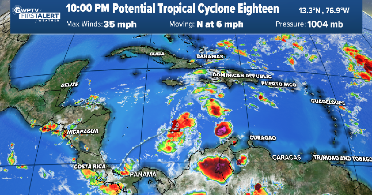 Disturbance in Caribbean expected to become tropical storm