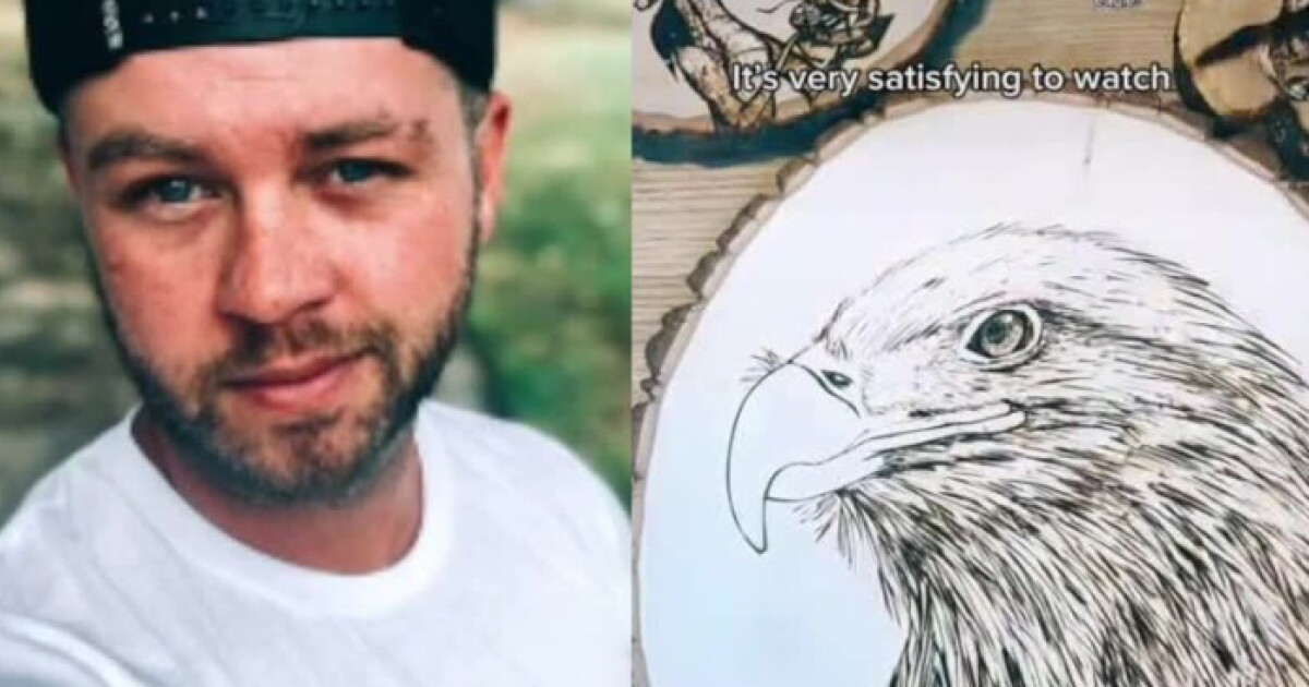 Evan Rudich Michigan man quits teaching, becomes TikTok art star