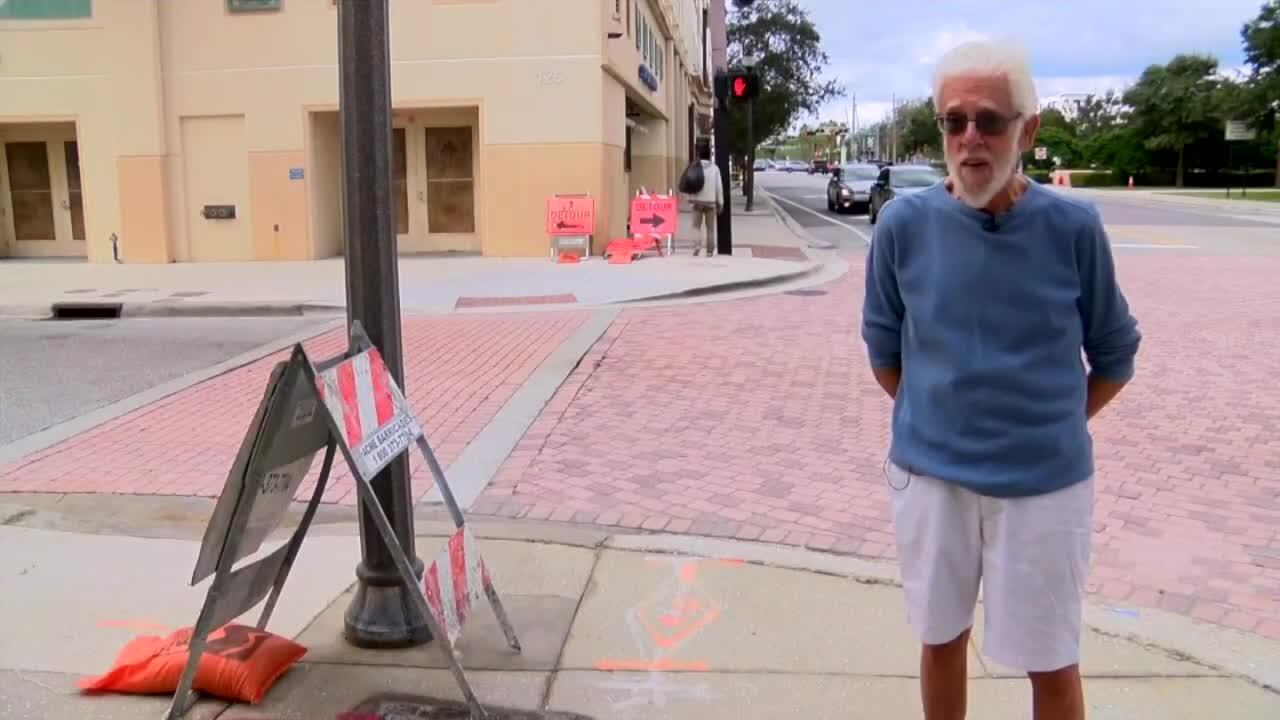 David Nyman speaks about Banyan Boulevard traffic troubles