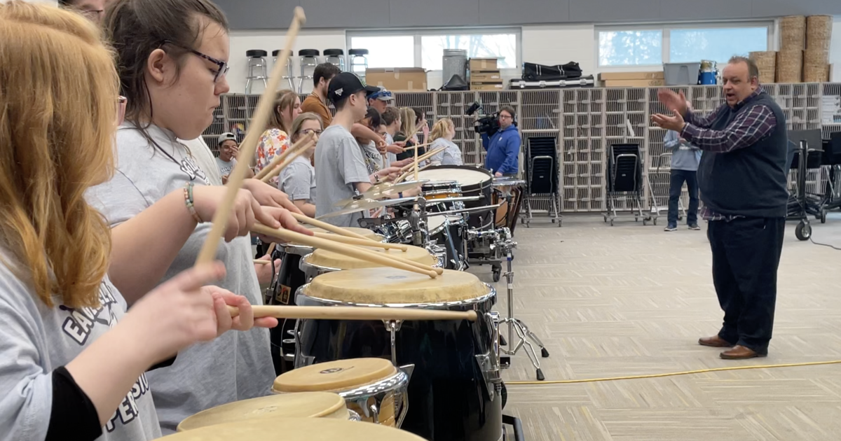 Hudsonville High School's new percussion ensemble goes viral