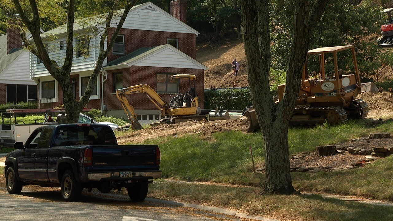 Construction Vehicles on Wess Park Drive.jpg