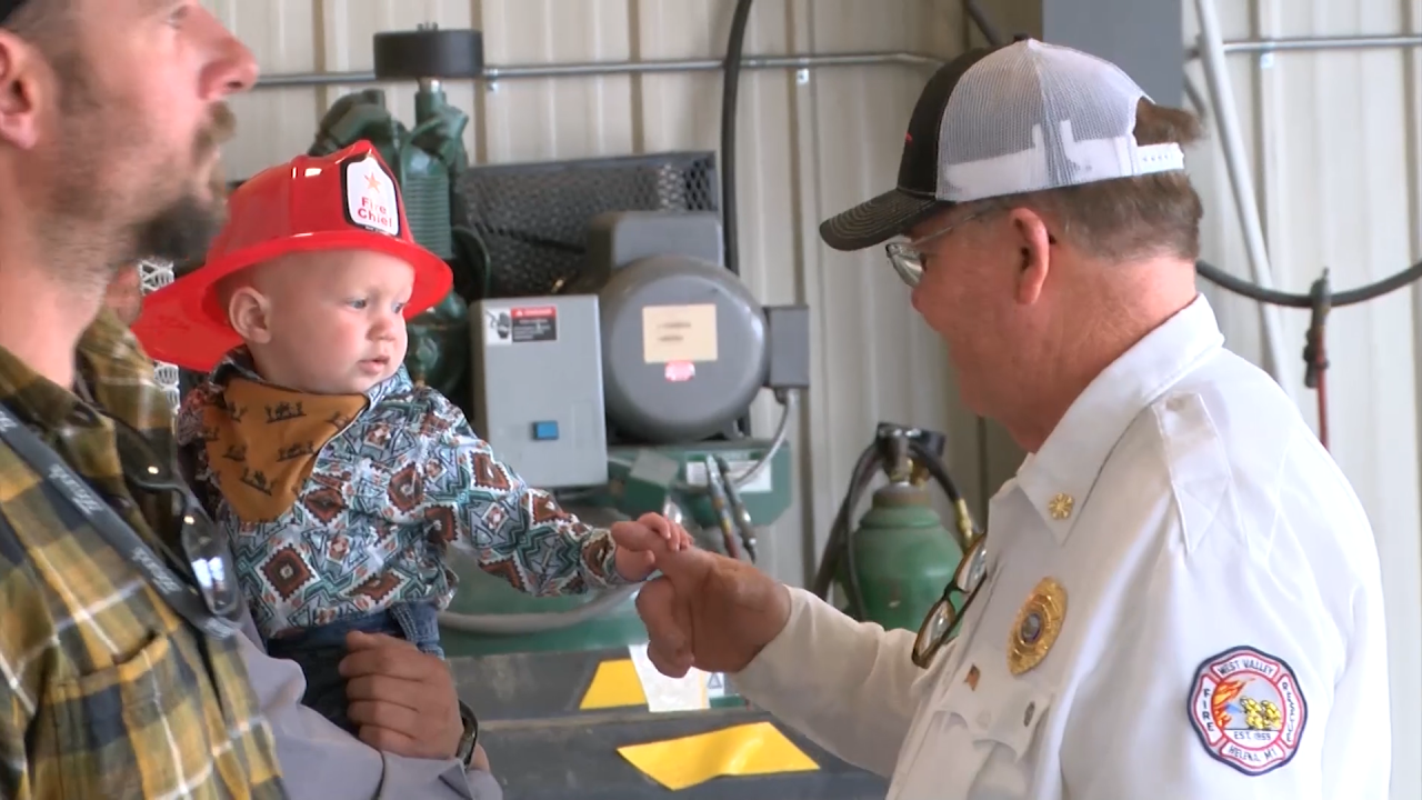 Jerry Shepherd last week on the job