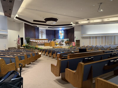 Brown Road Baptist Church's sanctuary